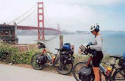 San Francisco. Jednou ze zastávek cesty kolem světa byl známý most Golden Bridge. archiv Lucie Kovaříkové a Michala Jona