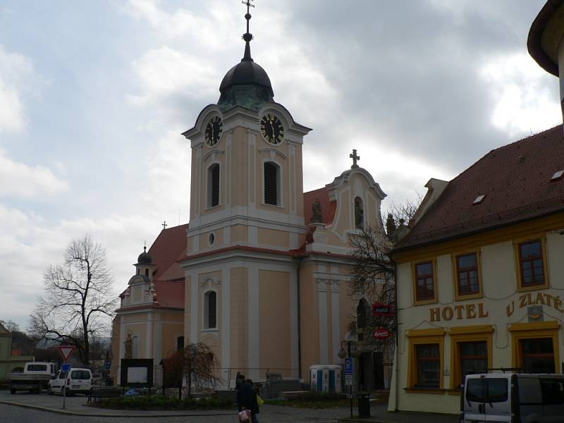 Kostel sv. Jakuba v Týně nad Vltavou.