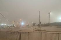 Písečná bouře v Iráku