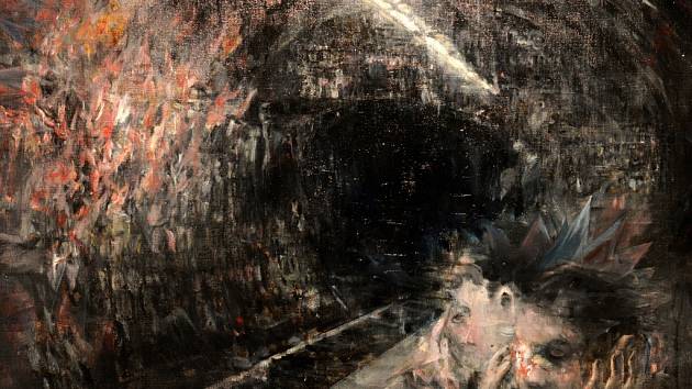 Malíř Josef Bolf jde v krumlovském Egon Schiele Art Centru na dřeň emocí. Kreslí ponurost životů a samoty.