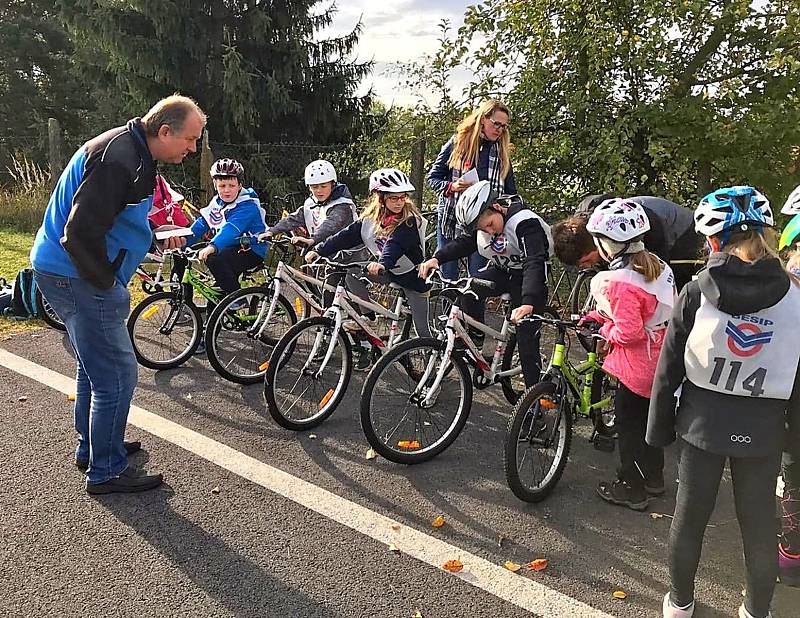 Dopravní soutěž mladých cyklistů.