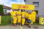 Jednu z prvních akcí proti úložišti uspořádala iniciativa Stop Janoch na Malešickém jarmarku v červenci letošního roku.