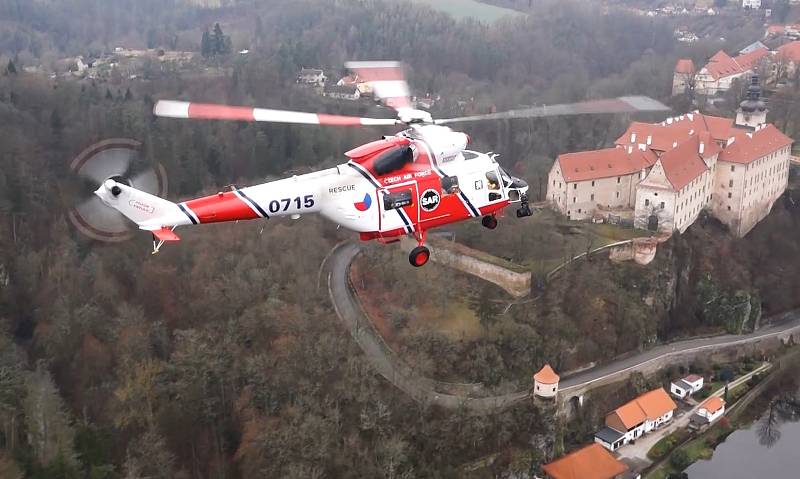 Za čtyři roky svého působení v Bechyni provedla posádka Kryštof 13 přes dva tisíce vzletů a transportovala přes dva tisíce pacientů. Foto: Ministerstvo obrany ČR