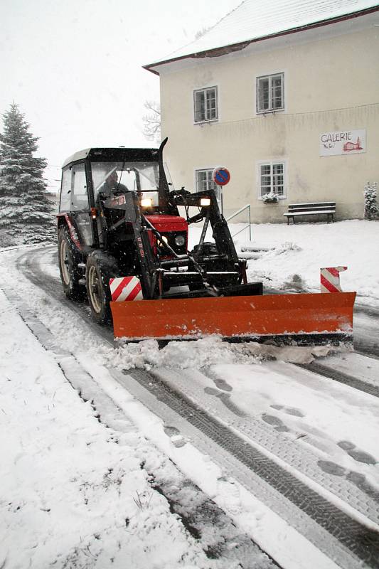 Sněhové žánry z Ločenic, Svatého Jana nad Malší a Velešína.