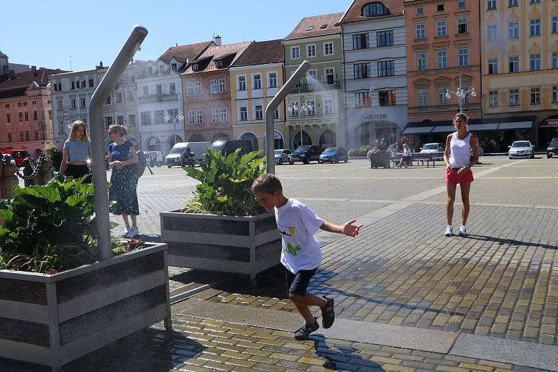 Českobudějovická mlžítka v centru města.