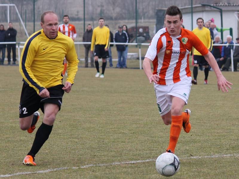 Malše Roudné doma porazila v jarní premiéře Čížovou 2:1. 