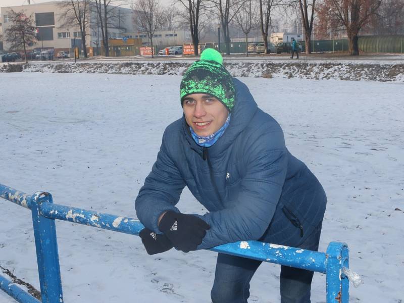 Martin Bidař u Slepého ramena.