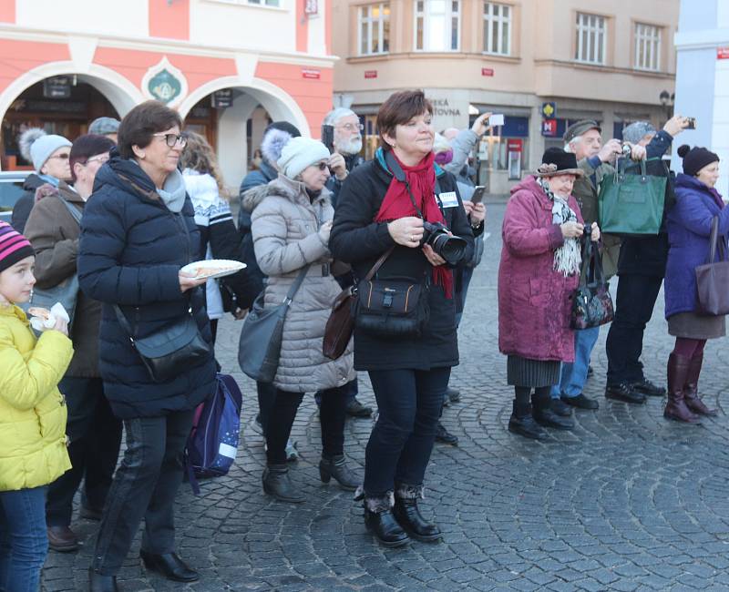 Tříkrálová sbírka na Českobudějovicku.