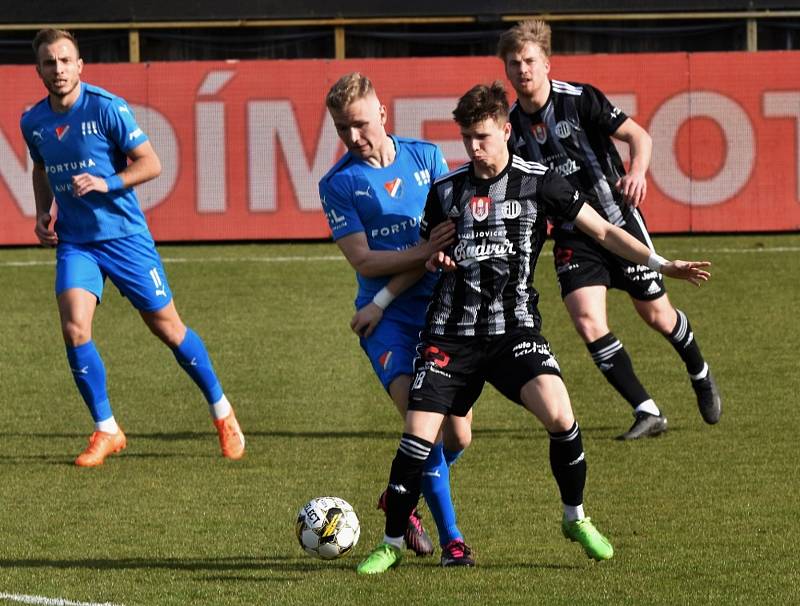 FORTUNA:LIGA: Dynamo Č. Budějovice - Baník Ostrava 2:1 (1:1).