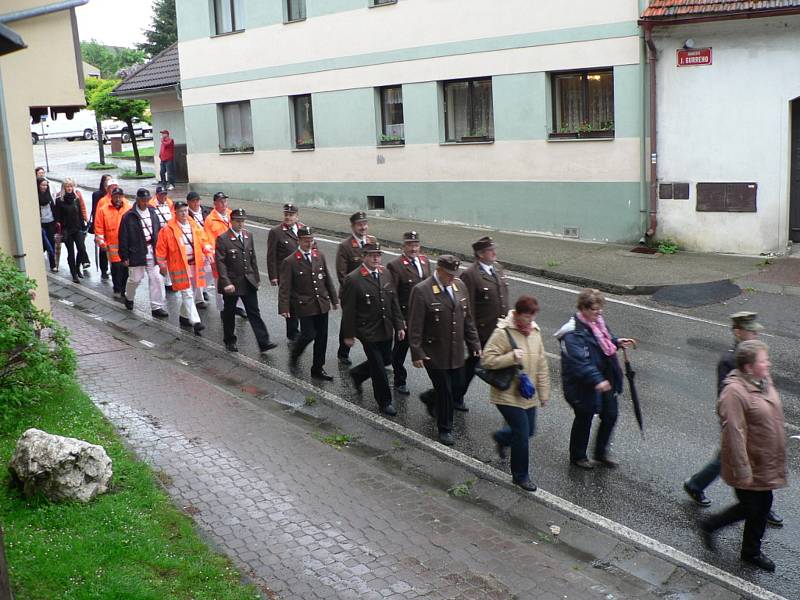 Sbor dobrovolných hasičů Římov byl založen roku 1884. Na snímku oslavy výročí v roce 2014.