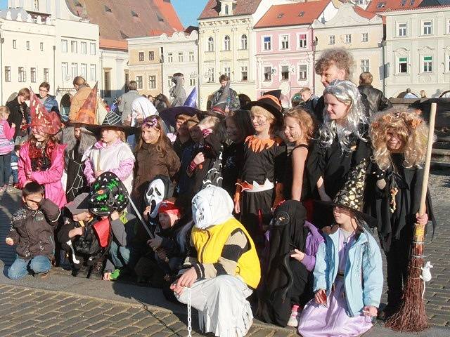 Halloween v Českých Budějovicích.