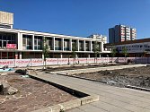 Rekonstrukce sídliště Vltava v Českých Budějovicích - září 2023. Foto: magistrát města České Budějovice