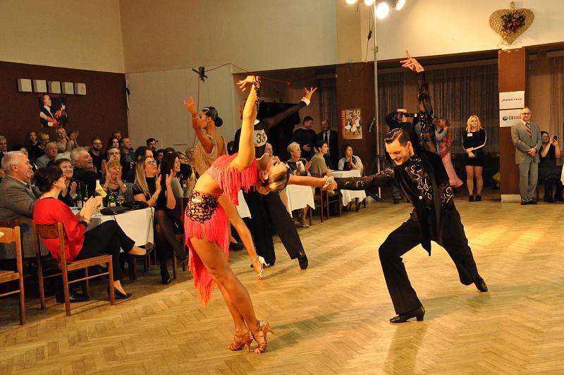 Ladné pohyby tanečníků obdivovali v sobotu Novohradští v sále hotelu Máj. Po roční pauze se sem vrátila soutěž Novohradská číše, jež má už čtyřicetiletou tradici.