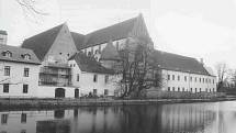 Přístavba restaurace Klika za solnicí. Foto ze sbírky fotografií a pohlednic Jiřího Dvořáka poskytl Státní okresní archiv České Budějovice