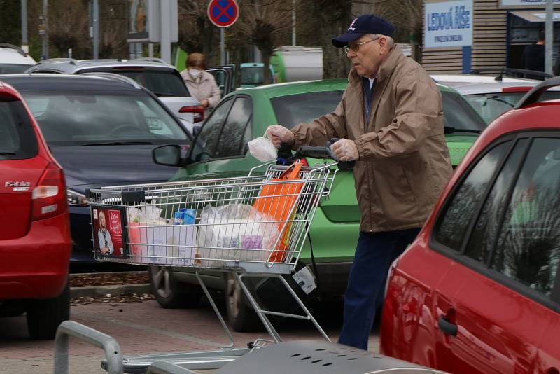 Páteční nákupy v českobudějovickém Kauflandu.
