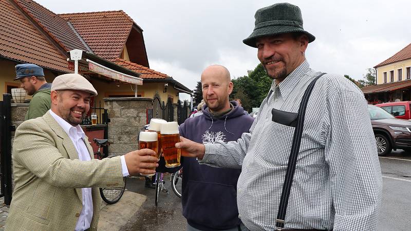 Šestý ročník cyklozávodu Zrezlá šlapka v Týně nad Vltavou.