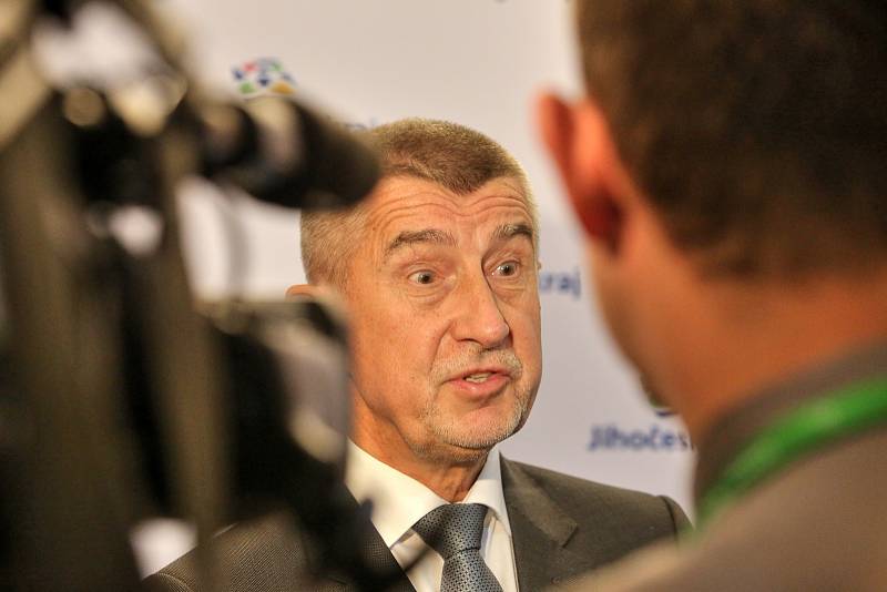 Andrej Babiš v muzeu.