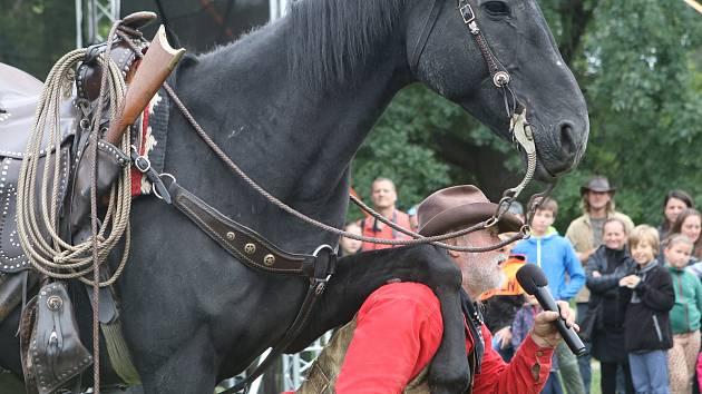 Budějovický western na Sokolském ostrově.