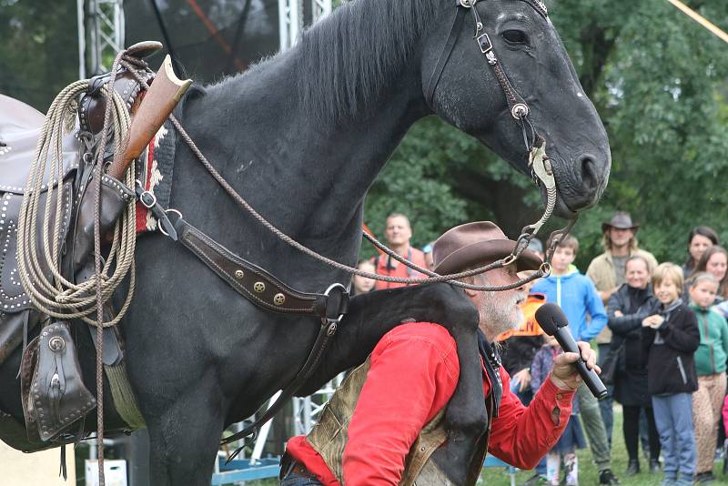 Budějovický western na Sokolském ostrově.