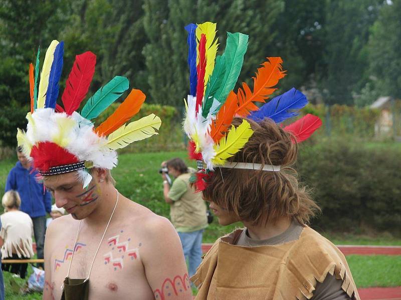 Indiánské odpoledne v Borovanech v sobotu 29. srpna 2009