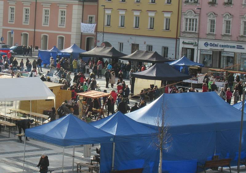 Vánoční trhy na jihu Čech. Ilustrační foto.