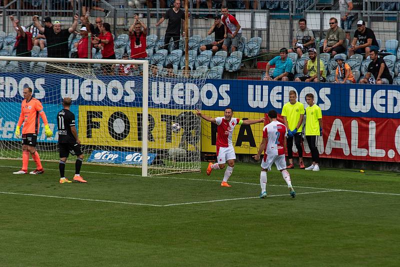 Fortuna liga, fotbal, Dynamo České Budějovice - SK Slavia Praha Foto: Deník/Dan Kubát