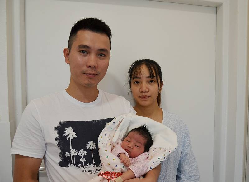 Rodiče Thi Tuyet Nguyen a Huu Thien Nguyen z Vodňan se od 10. 8. 2021 radují z narození dcery Tra My Nguyen.Na světě ji přivítali ve 12.13 h, vážila 3,50 kg.