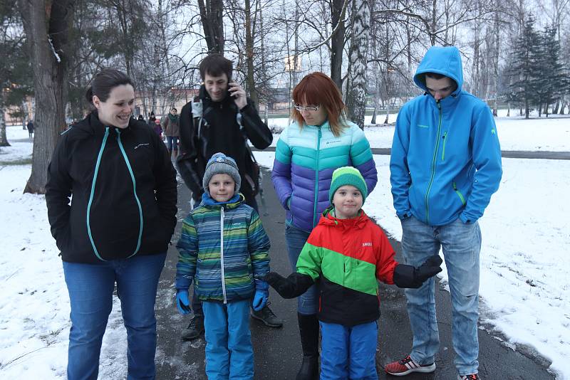 Stezka odvahy v českobudějovické Stromovce.