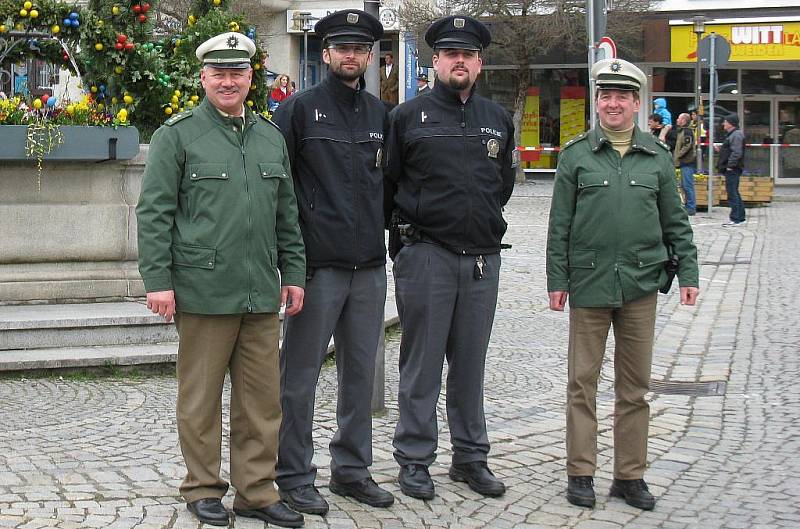 Na snímku jsou zleva Erwin Wölfl, Tomáš Rubáš, Jan Pleticha und Robert Forster.