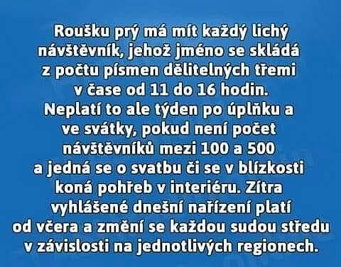 Národ se baví vtipy na téma koronavirových opatření.