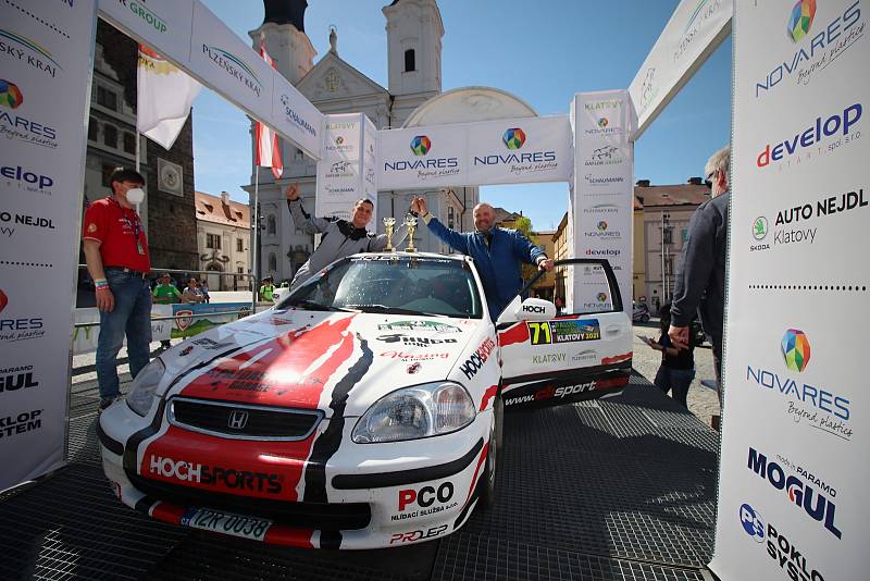 Jihočeši Jan Jinderle s Jiřím Jevickým byli druzí na Rallye Šumava