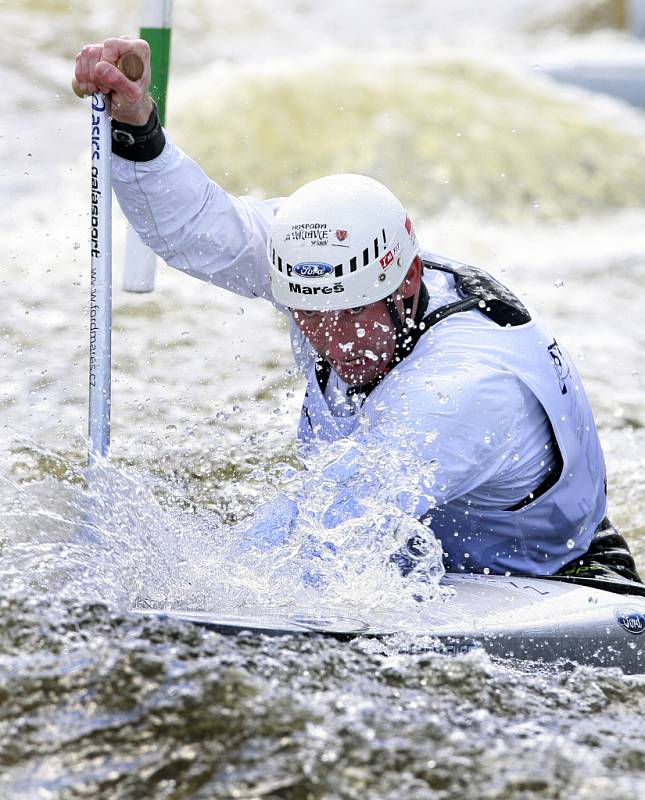 Český pohár vodních slalomářů, nominační závod vodních slalomářů o účast na olympijských hrách v Londýně 21. dubna v areálu Lídy Polesné v Českém Vrbném u Českých Budějovic.