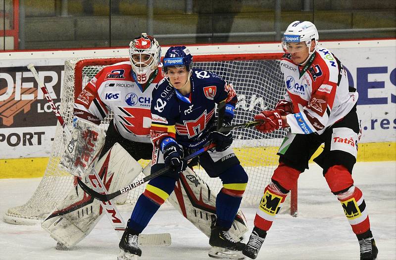 Hokejisté Madeta Motoru prohráli v extralize s Pardubicemi 1:2.