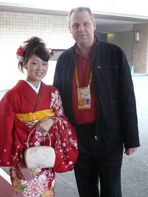 Lékař Martin Scheichl na MS v Japonsku