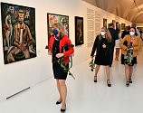 Vernisáž výstavy Malevič-Rodčenko-Kandinskij a ruská avantgarda v Alšově jihočeské galerii.