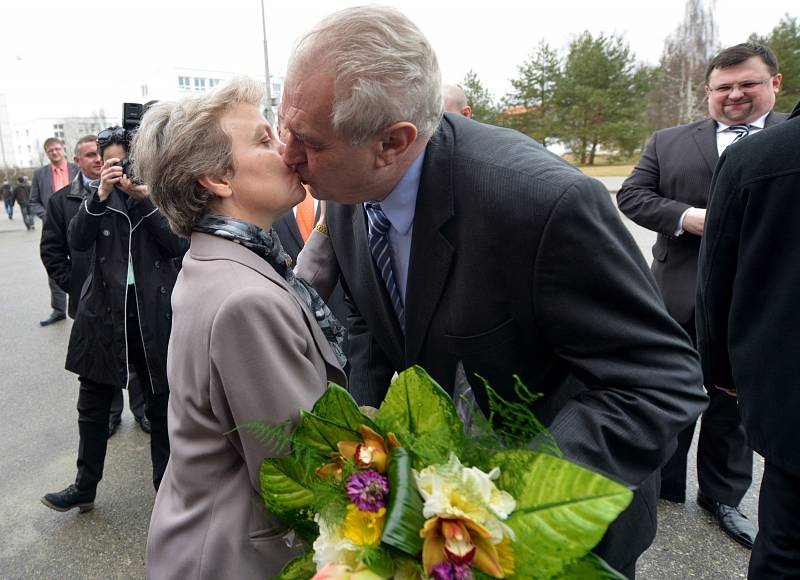 Návštěva Miloše Zemana v JE Temelín