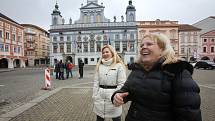 Paní přijela podpořit demonstraci "Islám v ČR nechceme" až z Ústí nad Labem