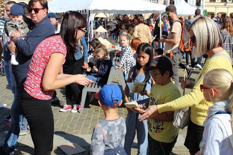 Festival na českobudějovickém náměstí Přemysla Otakara II.