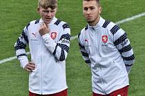 V kvalifikaci ME 21 v září proti Chorvatsku v Č. Budějovicích nastoupili v základu ČR U21 oba hráči Dynama: jak Pavel Šulc (pro zranění ale brzy odstoupil), tak i Filip Havelka (vpravo).