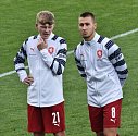 V kvalifikaci ME 21 v září proti Chorvatsku v Č. Budějovicích nastoupili v základu ČR U21 oba hráči Dynama: jak Pavel Šulc (pro zranění ale brzy odstoupil), tak i Filip Havelka (vpravo).