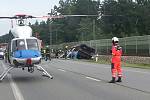 Nehoda autobusu u Plané nad Lužnicí.