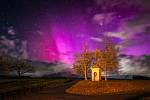 Lukáš Gallo snímky aurory pořídil kolem 19. hodiny u obce Vlhlavy na Českobudějovicku.