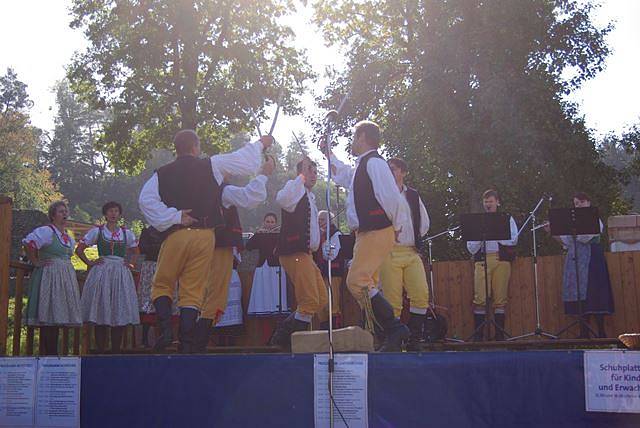 Festival lidové hudby v bavorském Aldersbachu.