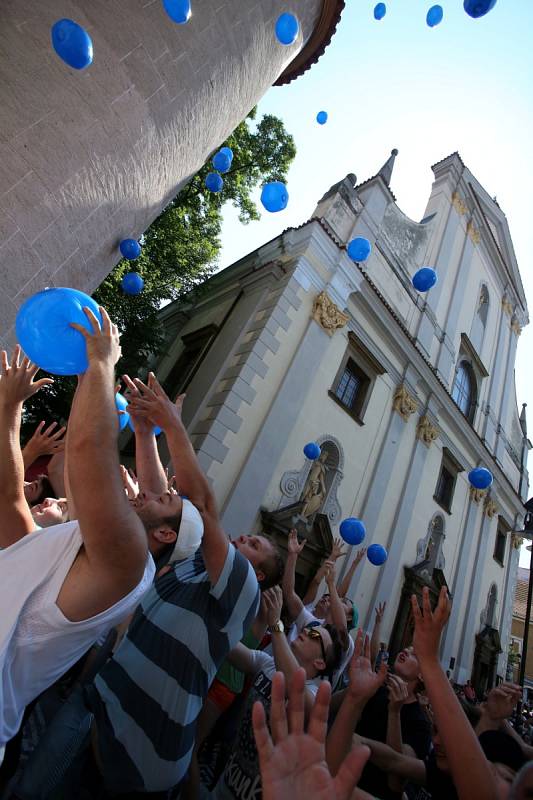 Z Černé věže v pátek padaly míče. Poslouží jako volná vstupenka na světovou volejbalovou ligu