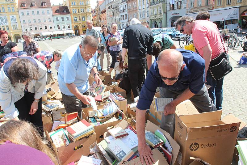 Knihy na českobudějovickém náměstí