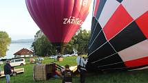 Balonové létání nad Lipenskem.
