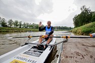 Veslaři vyrazili z Českých Budějovic do Prahy. Připomněli tak voroplavbu na této trase.