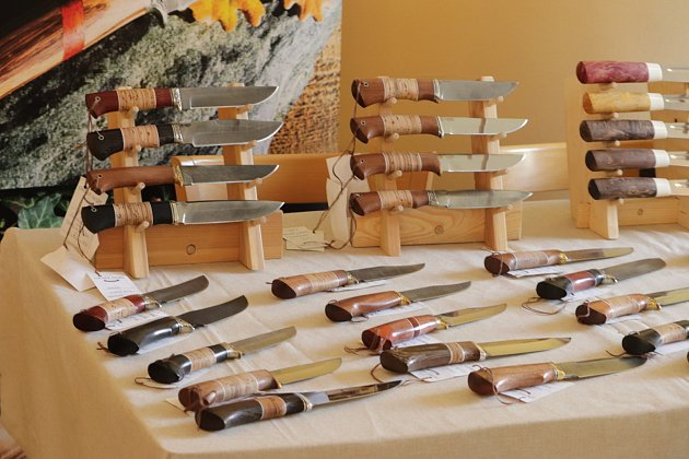 Výstava nožů a chladných zbraní. Ilustrační foto