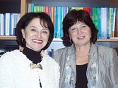 Profesorka Alena Jaklová a docentka Hana Andrášová (zleva) z Jihočeské univerzity.