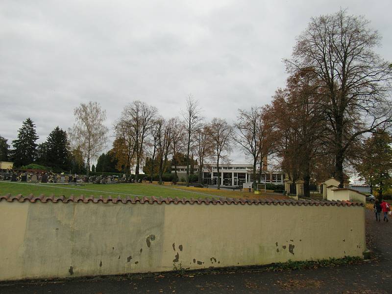 Táborský hřbitov a krematorium.